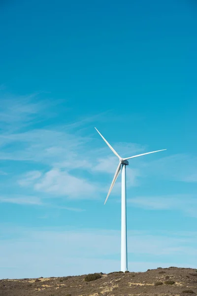 Molino Viento Para Producción Energía Eléctrica Provincia Huesca Aragón España —  Fotos de Stock