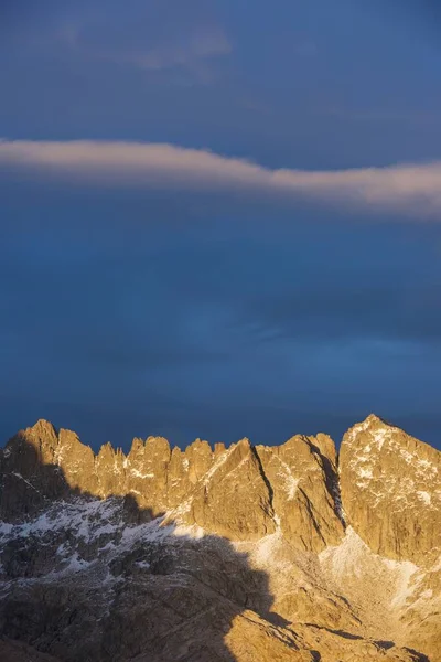 Cime Tramonto Monti Balaitus Nella Valle Tena Provincia Huesca Pirenei — Foto Stock