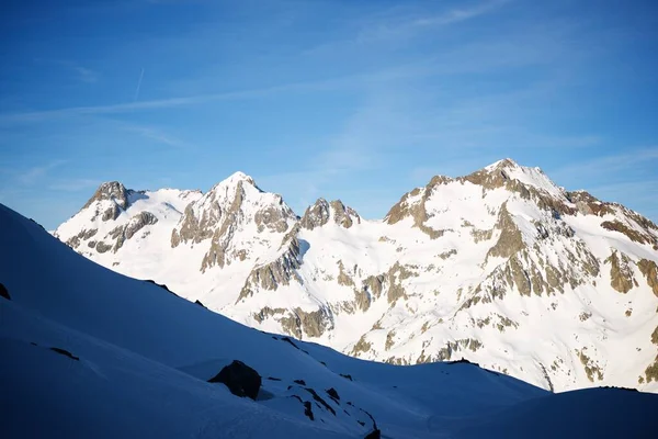 Sneeuwtoppen Panticosa Tena Valley Pyreneeën Provincie Huesca Aragon Spanje — Stockfoto