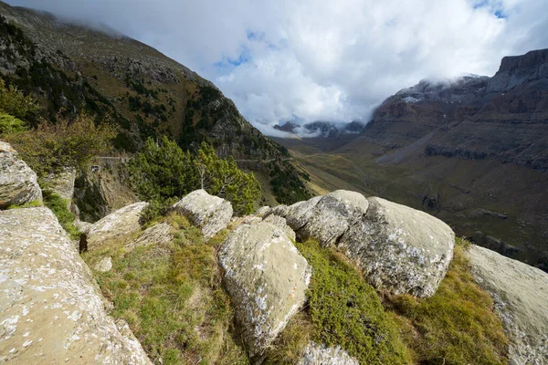 Cime Nella Valle Del Canfranc Pirenei Spagna — Foto Stock