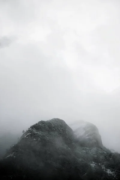 Zasněžené Vrcholy Canfranc Valley Pyreneje Huesca Aragon Španělsko — Stock fotografie