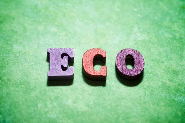 Eco Parola Libro Verde — Foto Stock