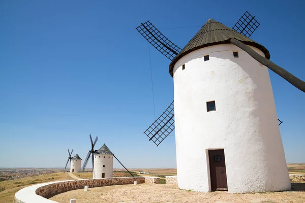 Molinos Viento Alcázar San Juan Provincia Ciudad Real Castilla Mancha — Foto de Stock