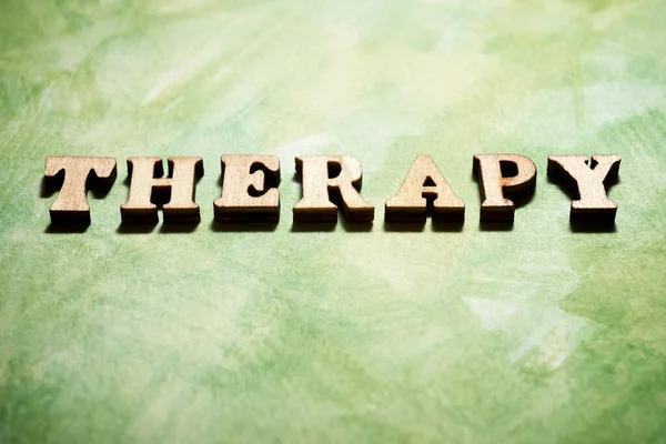 Słowo Terapeutyczne Zielonej Księdze — Zdjęcie stockowe