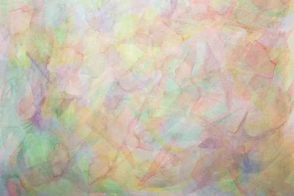Suluboya Boyayla Boyanmış Renkli Kağıt — Stok fotoğraf