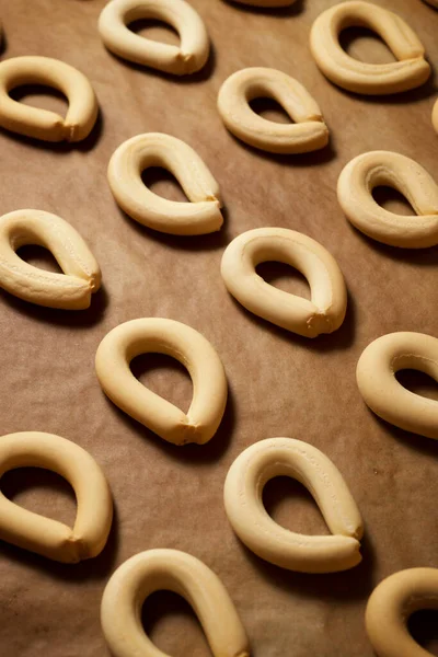 Bread Sticks Baking Paper — Stock Photo, Image