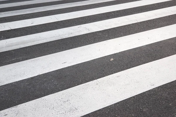 Διασχίζοντας Ζέβρα Χωρίς Διασχίσει Κανείς — Φωτογραφία Αρχείου