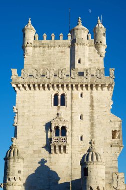 Belem Kulesi üzerinde tagus Nehri, lisbon, Portekiz.