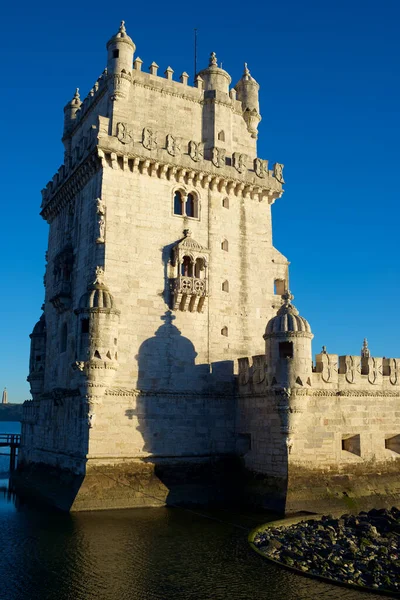 Belem Tårn Tagus Floden Lissabon Portugal - Stock-foto