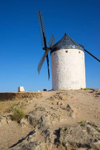 Větrný Mlýn Consuegře Provincie Toledo Kastilie Mancha Španělsko — Stock fotografie