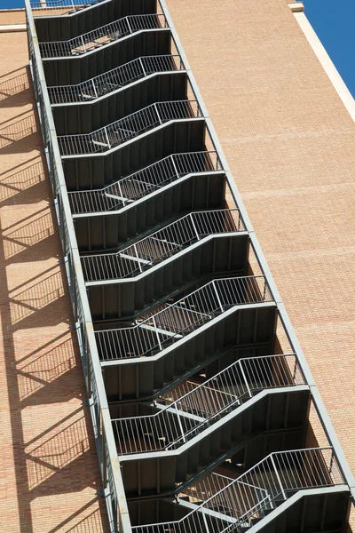 Brandtrappan Modern Byggnad Zaragoza Spanien — Stockfoto