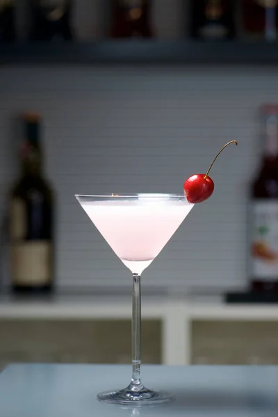 Fruit Cocktail Ready Serve Bar — Stock Photo, Image
