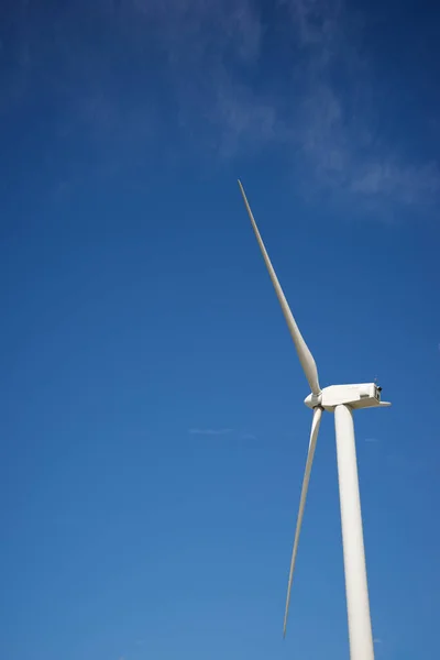 Moara Vânt Pentru Producția Energie Electrică Provincia Zaragoza Aragon Spania — Fotografie, imagine de stoc