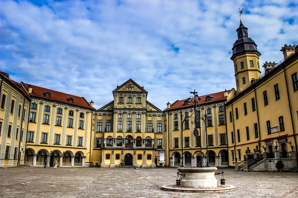 Hrad v Bělorusku, Památky v Bělorusku, Ňasviž hrad — Stock fotografie