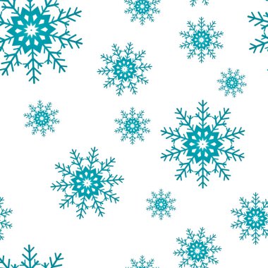 kar taneleri sorunsuz vektör desen