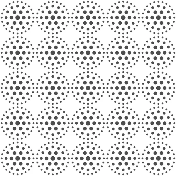 Problemfri mønster af cirkler. Abstrakt baggrund . – Stock-vektor