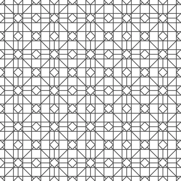 Problemfri mønster af firkanter og rhombusser . – Stock-vektor