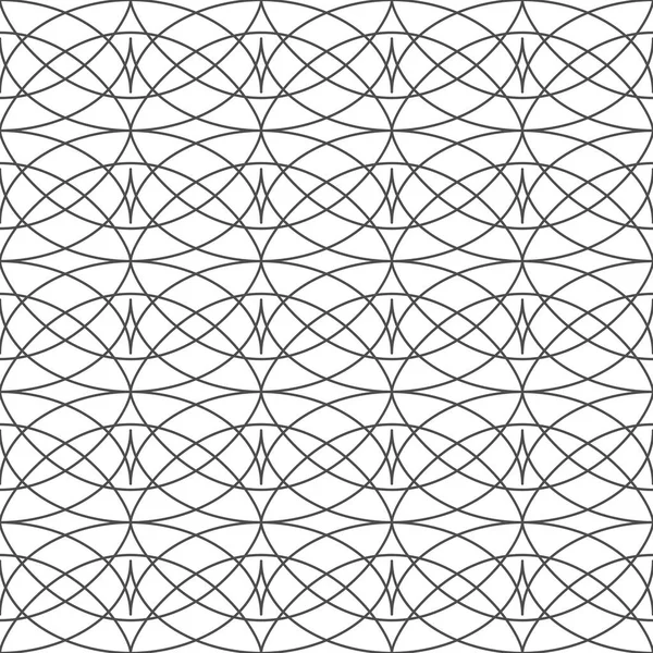 Naadloze patroon van lijnen ronde lijnen. Mooie wallpaper. — Stockvector