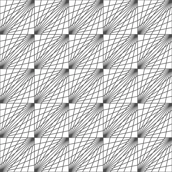 Naadloze patroon van lijnen. Geometrische behang. Ongewone rooster. — Stockvector