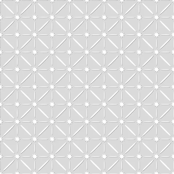 ラインと星のシームレスなパターン。幾何学的な壁紙. — ストックベクタ