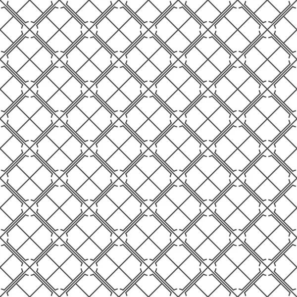 線や円のシームレスなパターン。幾何学的な壁紙。Unus — ストックベクタ