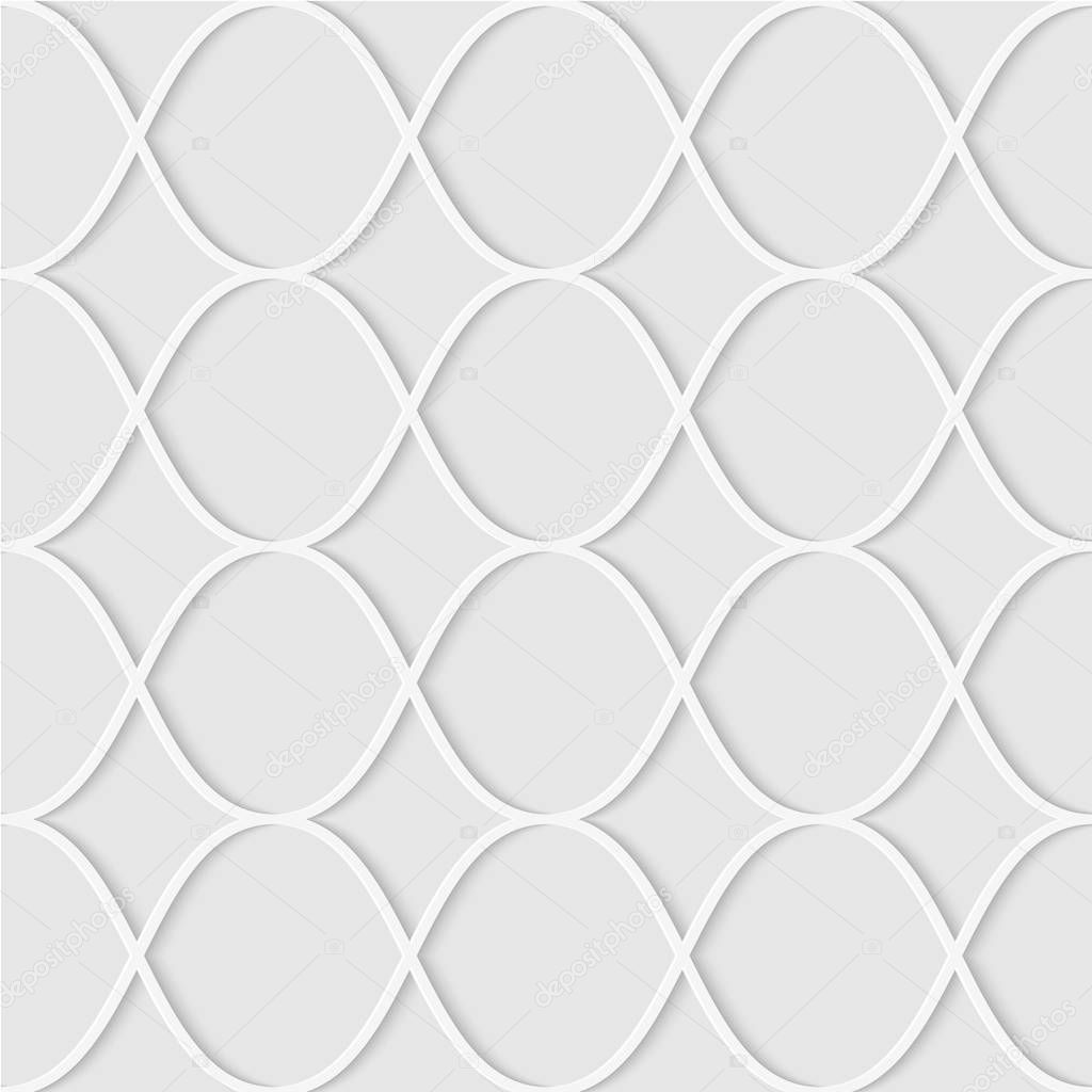 Seamless pattern of wavy lines. Soft background. Geometric wallp