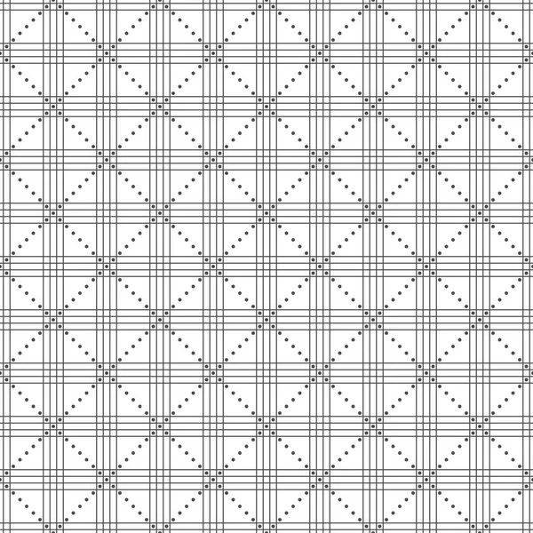 Dikişsiz desen çizgi ve noktalar. Geometrik duvar kağıdı. Olağandışı — Stok Vektör