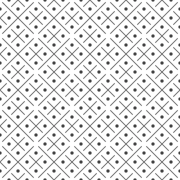 Patrón sin costuras de líneas y puntos. Papel pintado geométrico . — Vector de stock