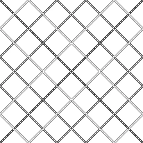 Seamless pattern of lines. Geometric dashed wallpaper. Unusual l — Stock Vector