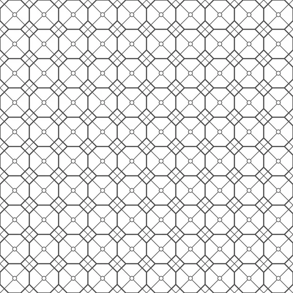 Modèle sans couture de lignes losanges et cercles. Portefeuille géométrique — Image vectorielle