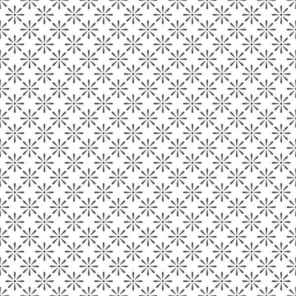 점과 마름모의 완벽 한 패턴입니다. 기하학적 꽃 벽지 — 스톡 벡터