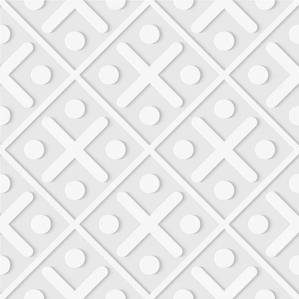 点と線のシームレスなパターン。幾何学的な壁紙。異常です — ストックベクタ
