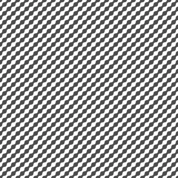 Problemfri mønster af bølgede diagonale linjer. Geometrisk stribet wallp – Stock-vektor