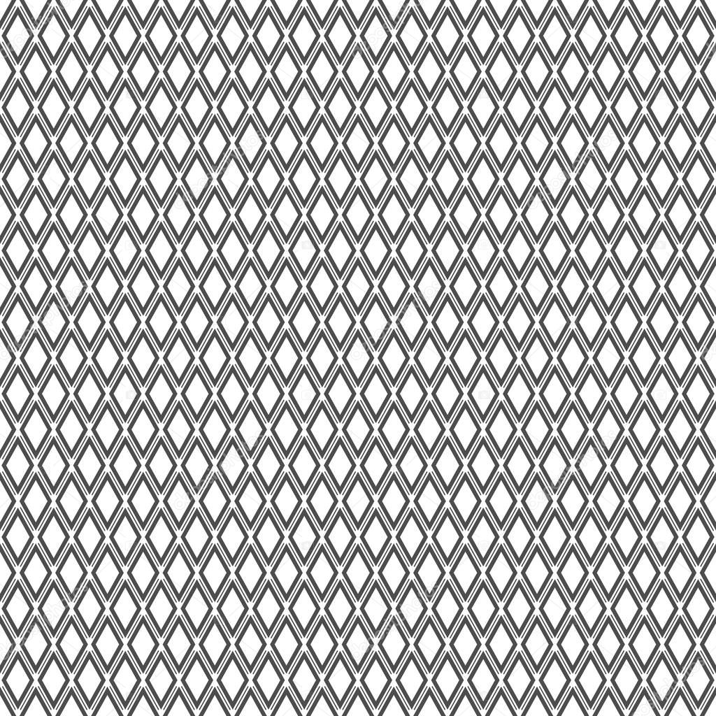 Seamless pattern of lines and rhombuses. Geometric striped wallp