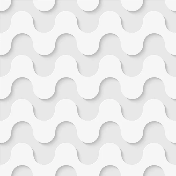 물결 라인의 완벽 한 패턴입니다. 기하학적 줄무늬 배경 화면입니다. 소프트 — 스톡 벡터