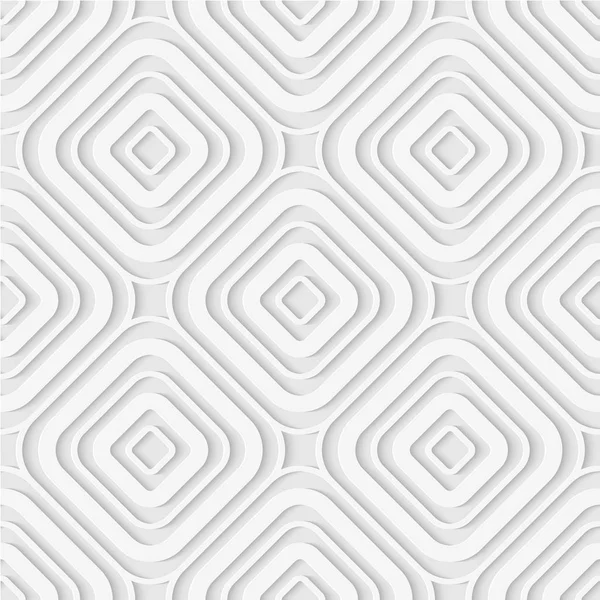 Seamless pattern of rhombus and circles. Geometric wallpaper. Un — Stock Vector