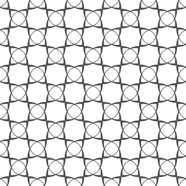 Problemfri mønster af runde linjer. Geometrisk blomstret tapet. Unu – Stock-vektor