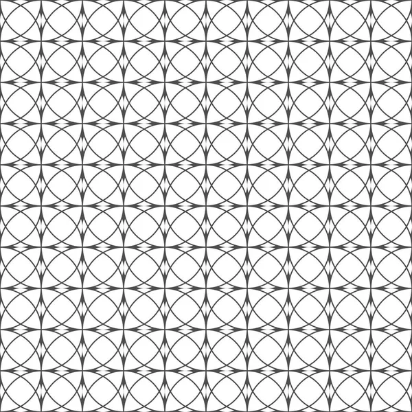 无缝模式的圈子。几何背景。不寻常的网状扁壳 — 图库矢量图片
