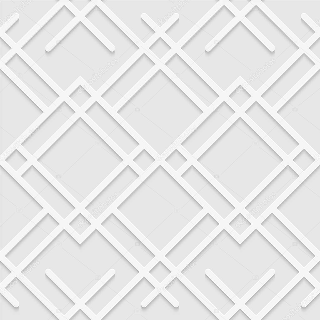 Seamless pattern of lines and rhombuses. Geometric striped wallp