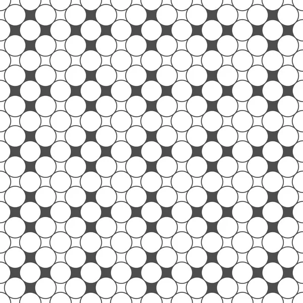 Problemfri mønster af cirkler. Geometrisk baggrund. Usædvanlige latti – Stock-vektor