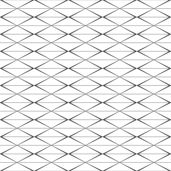 Naadloze patroon van lijnen en rhombuses. Geometrische achtergrond. — Stockvector