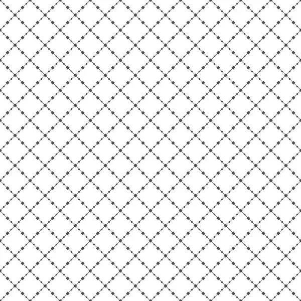 Nahtloses Muster von Rauten und Punkten. geometrischer Hintergrund. — Stockvektor