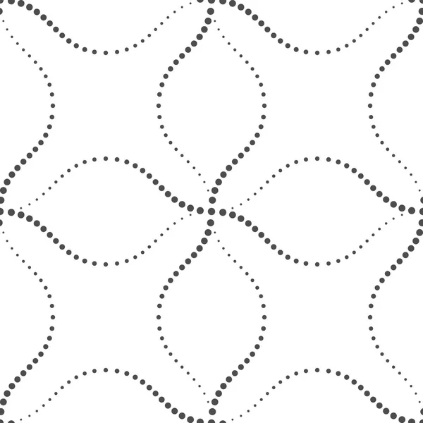 ドットのシームレスなパターン。幾何学的な点の背景. — ストックベクタ