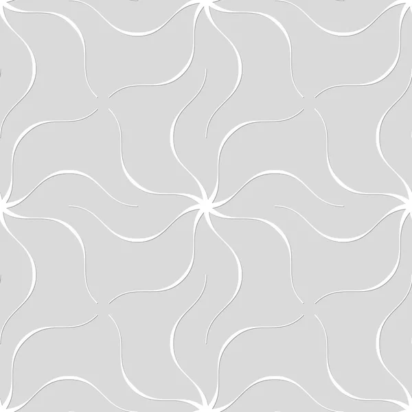 Nahtloses Muster von Wellenlinien. geometrischer Hintergrund. — Stockvektor