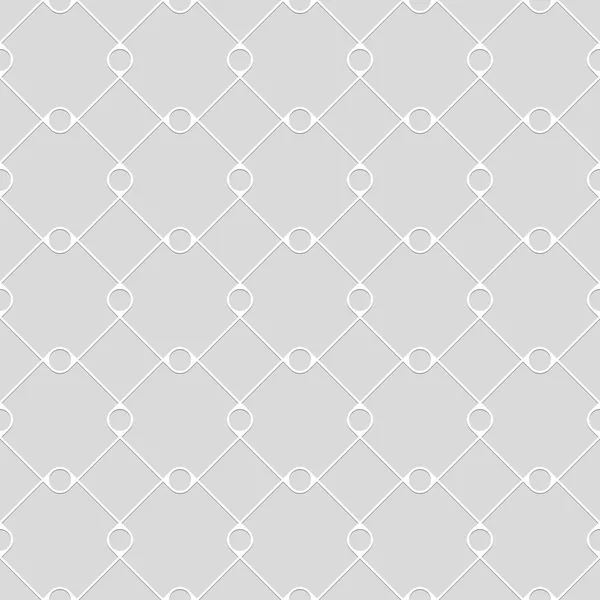 サークルや菱形のシームレスなパターン 異常な格子 幾何学的な背景 ベクトルの図 良い品質 グッド デザイン — ストックベクタ