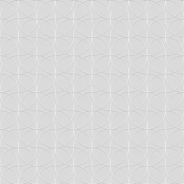 サークルや菱形のシームレスなパターン。異常な格子。Geom — ストックベクタ