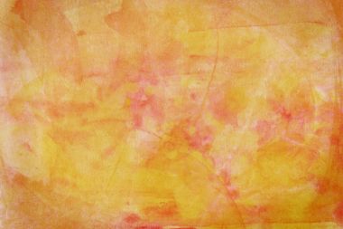 Yellow abstract watercolor background clipart