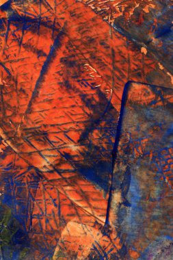 El akrilik sanat arka plan boyalı