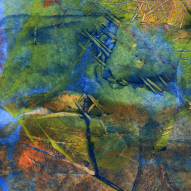 El akrilik sanat arka plan boyalı