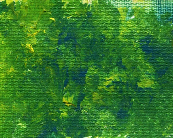 Fondo acrílico abstracto verde —  Fotos de Stock